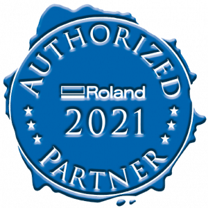Roland VG-640 eco-skæreprinter 2021 ROLAND AUTHORISED DEALER CERTIFICATE logo 01 1 vikiallo