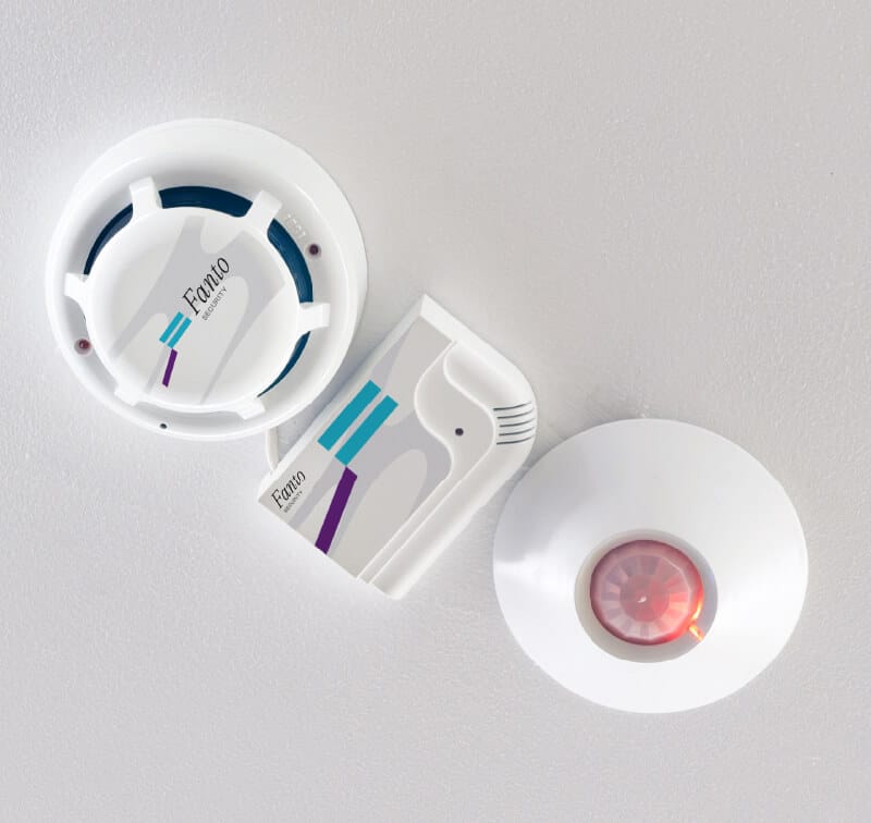 Print på elektronik Alarms Sensors for home security and businesses vikiallo