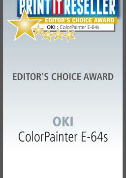 Oki E-64s vinder editors award - print it reseller