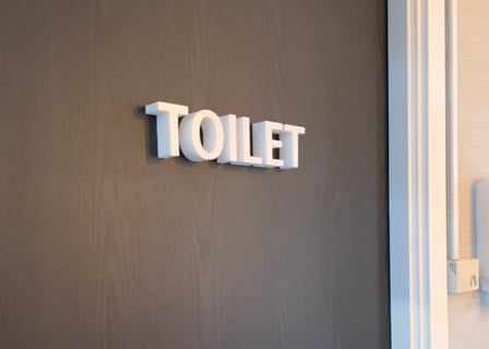 Designfolie hos vikiallo Toilet Doer vikiallo