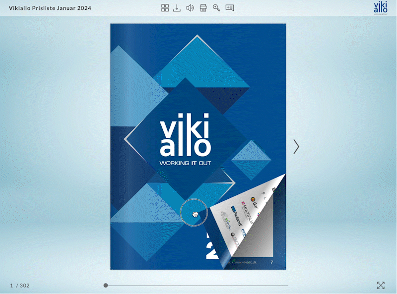 vikiallo prisliste: gif-filen viser hvordan du nu kan bladre gennem siderne online